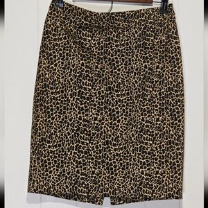 Leopard Print Women's Skirt